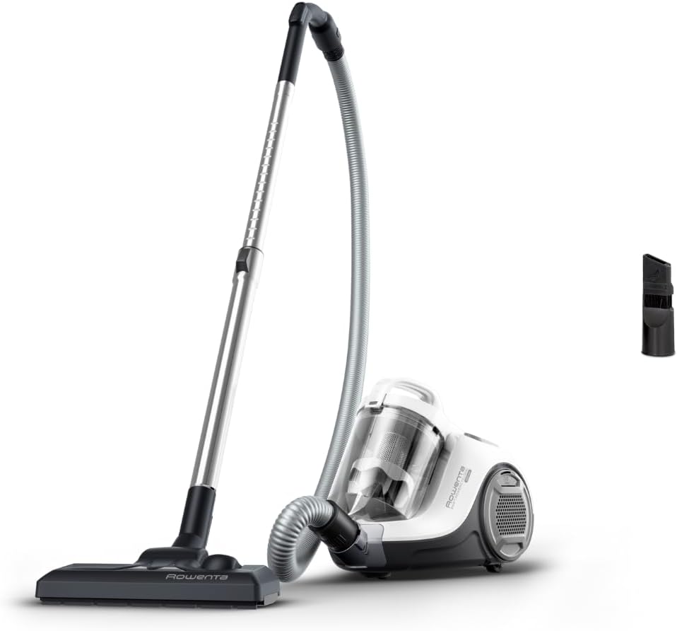 Rowenta Staubsauger ohne Beutel, energiesparender Motor, Leistung 900 W