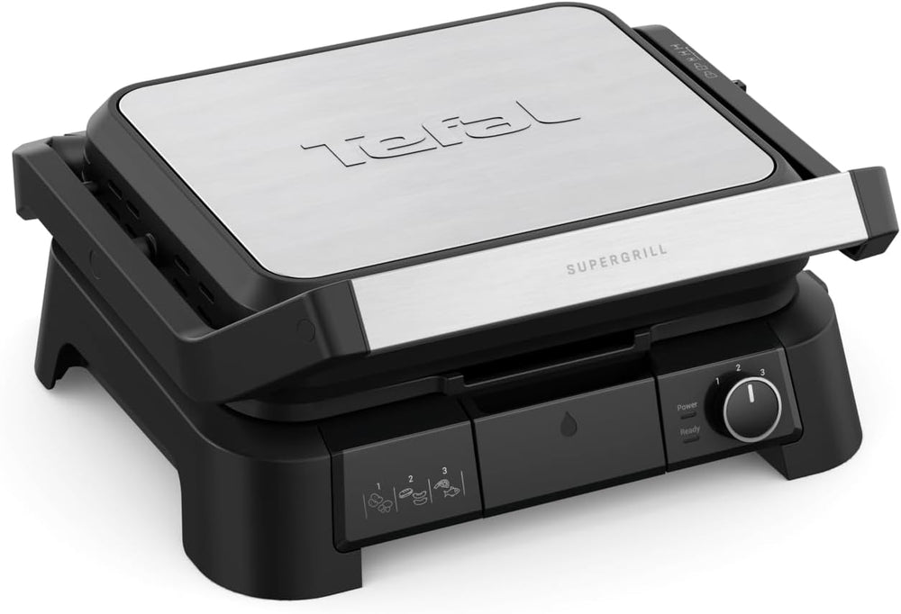 Tefal SuperGrill 3in1: grill a contatto, grill da tavolo e BBQ