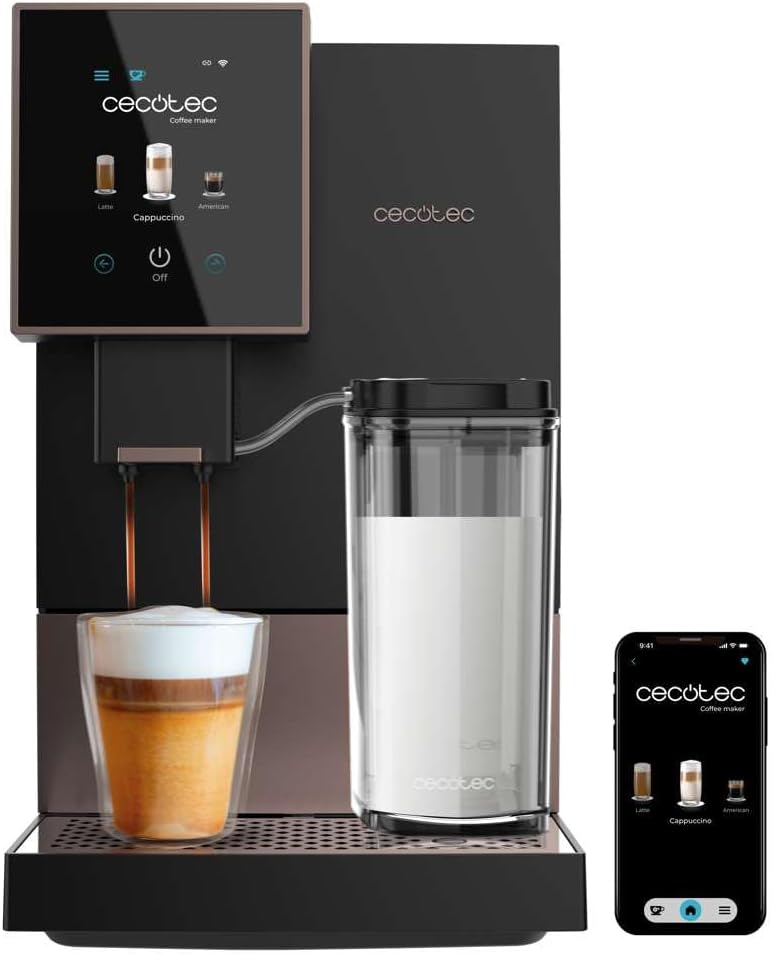 Macchina da caffè superautomatica Cecotec Cremmaet Compactccino Black Rose