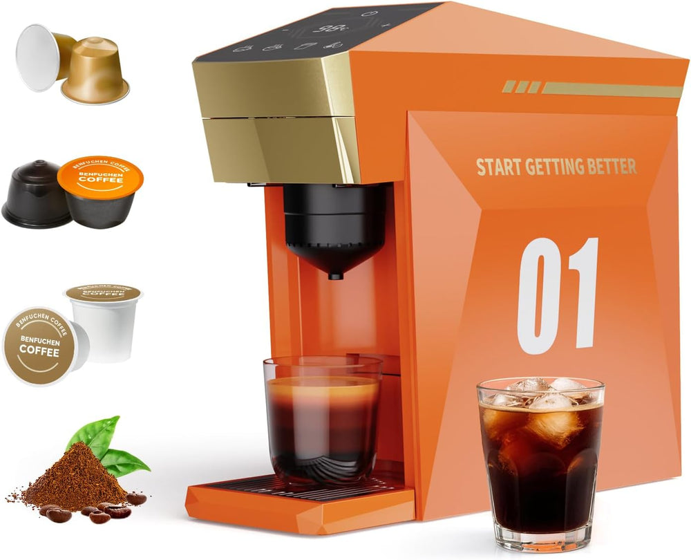 Caffettiera monouso 4 in 1 Cafilas, macchina da caffè elettrica
