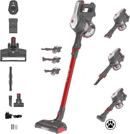Hoover Akku Staubsauger H-Free 100 5-in-1 mit Turbo Boost & LED-Bürste