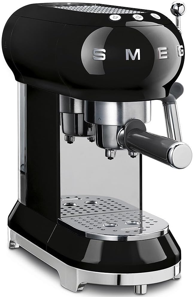 Kaffeemaschine Smeg ECF01BLEU ECF01BLEU-black, schwarz