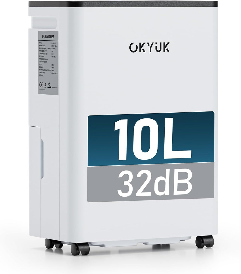 Deumidificatore 10 l con indicatore digitale dell'umidità