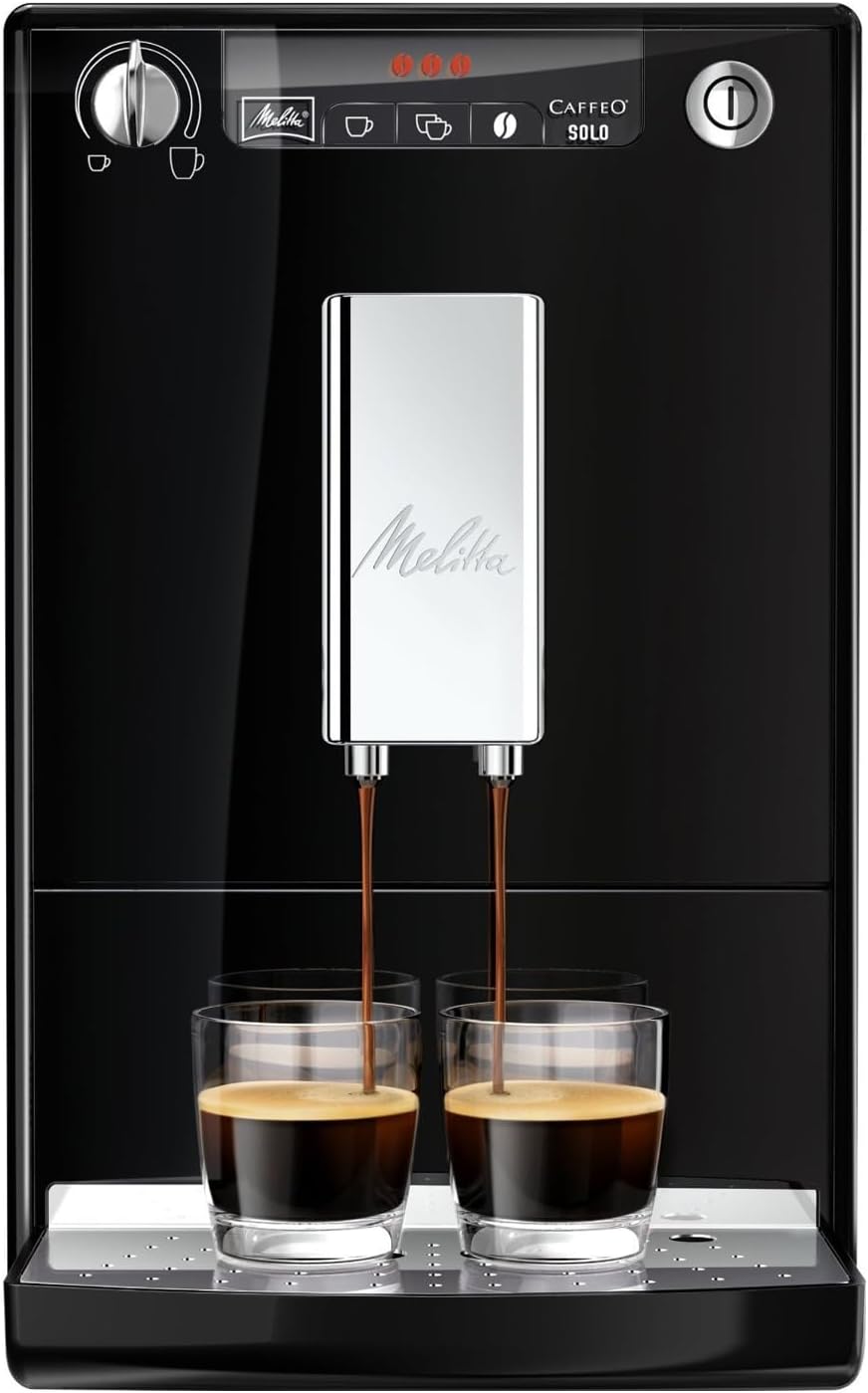 Melitta, Solo E950-101, Superautomatische Kaffeemaschine mit Mahlwerk