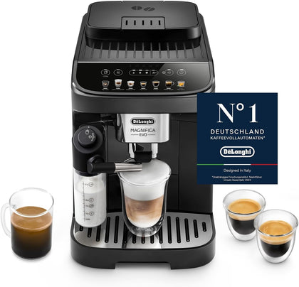 De’Longhi Magnifica Evo – Perfekter Kaffeevollautomat mit LatteCrema-Milchaufschäumer