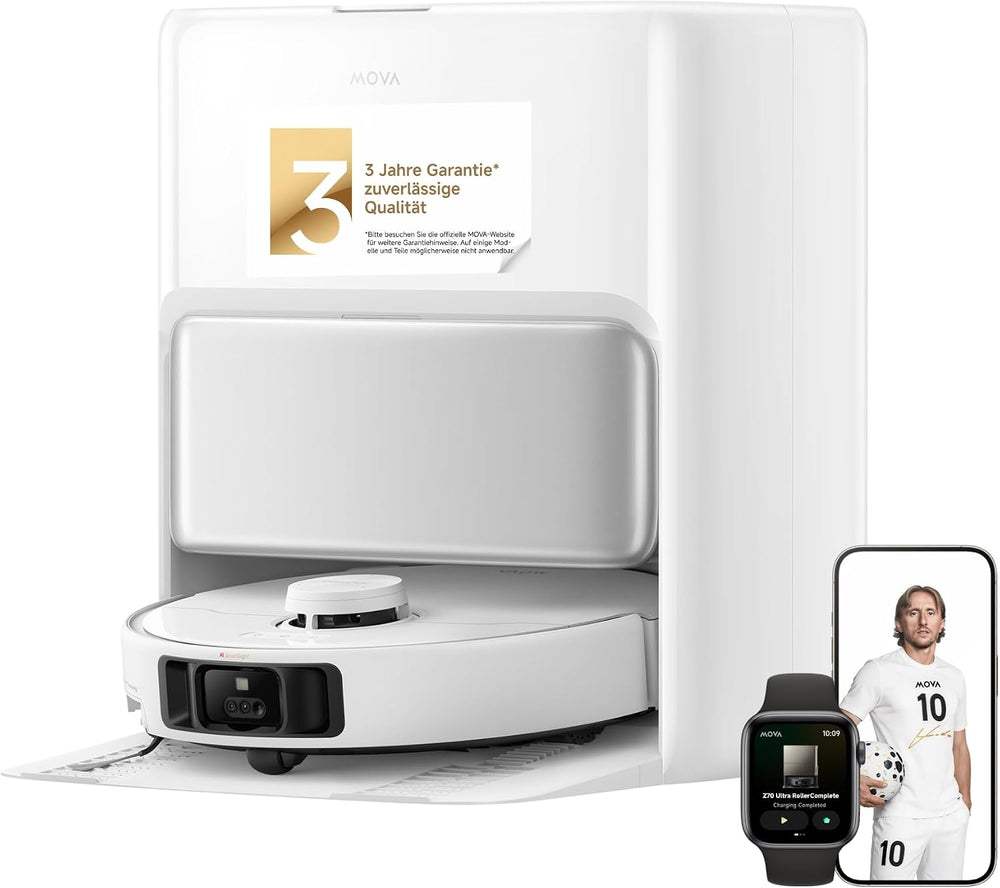 Mova P50 Pro Ultra Staubsaugerroboter mit Mopp, 19.000 Pa