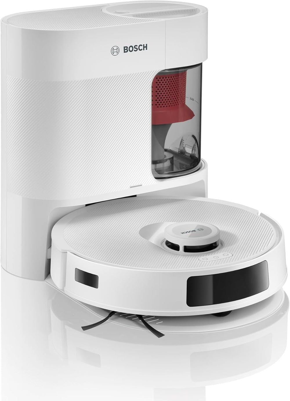 Bosch Spotless + BCRD1W Robot aspirapolvere con funzione lavapavimenti, 11.000 Pa