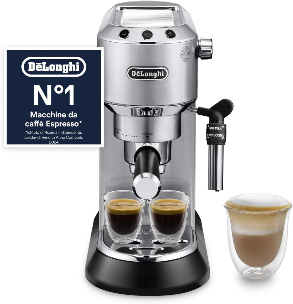 De'Longhi Dedica – Kaffeemaschine mit Edelstahlpumpe