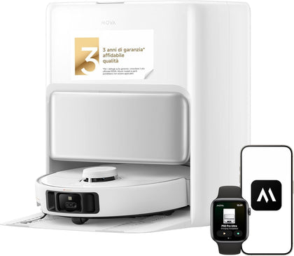 MOVA P50 Pro Ultra Staubsaugerroboter mit adaptivem Reinigungstuch