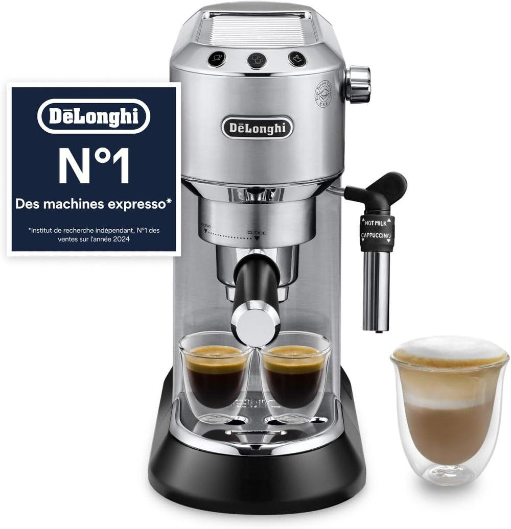 De'Longhi Dedica Style EC685.M, Espressomaschine mit professioneller Milchaufschäumdüse