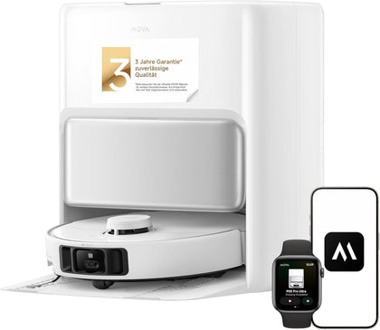 Mova P50 Pro Ultra Staubsaugerroboter mit Mopp, 19.000 Pa, 75℃