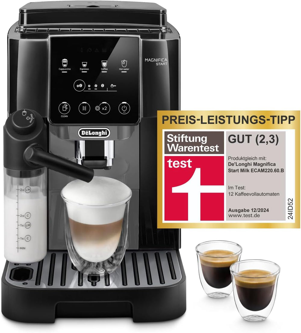 De™Longhi Magnifica Start - Macchina da caffè automatica Perfetto (ECAM222.60.BG)