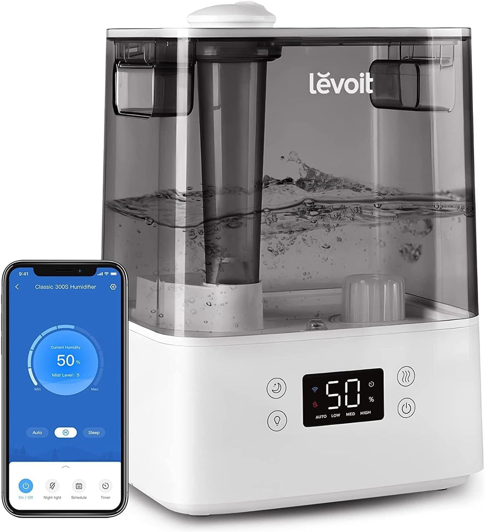 LEVOIT Umidificatore intelligente WiFi, 4,5 L