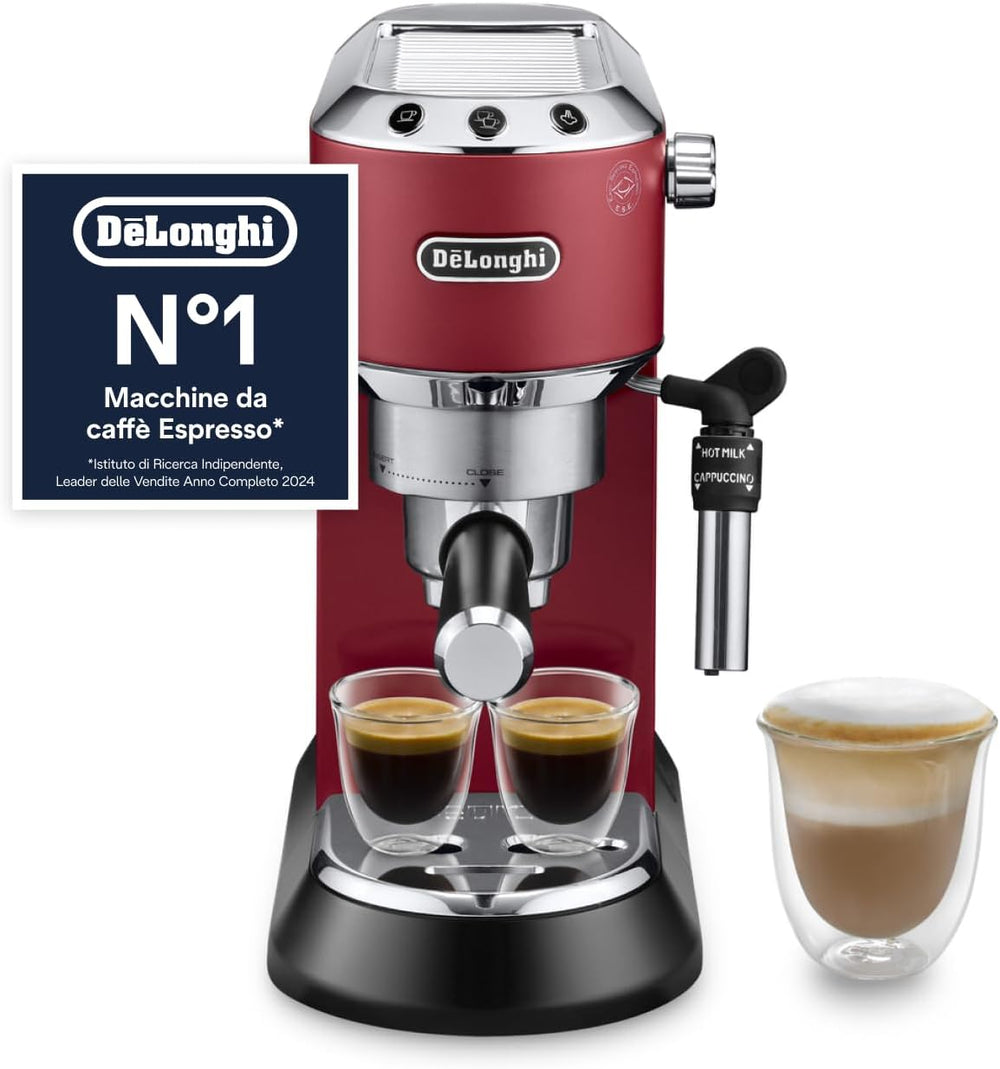 De'Longhi Dedica – Macchina da caffè con pompa in acciaio inossidabile