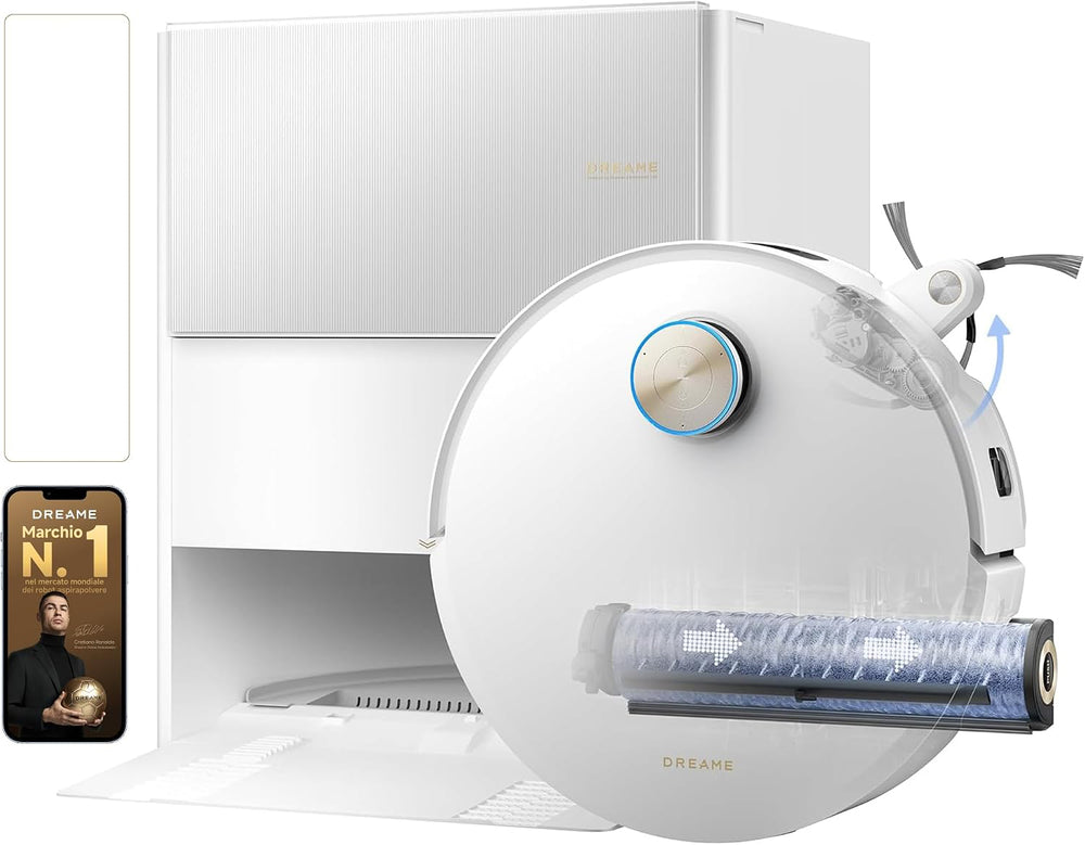 Robot aspirapolvere completo Dreame Aqua10 Ultra Roller, aspirapolvere 30.000 Pa