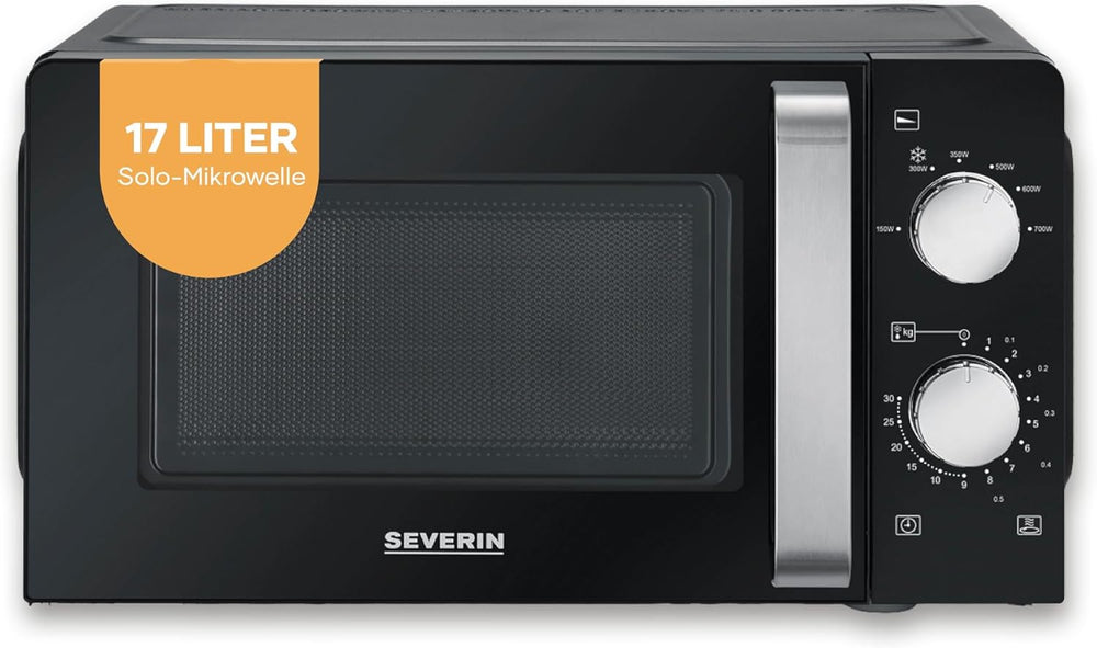 Forno a microonde SEVERIN 17 l, microonde da 700 W per scongelare, scaldare e riscaldare
