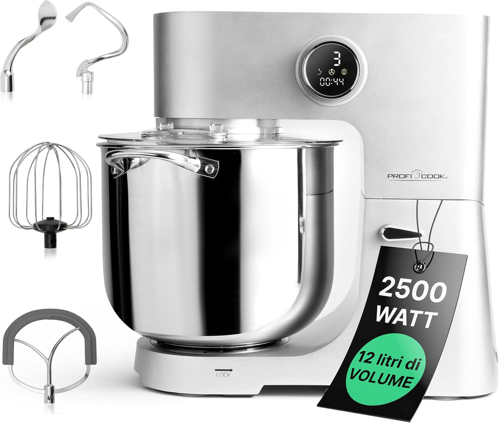 ProfiCook® Küchenmaschine mit XXL-Rührschüssel (12 Liter)