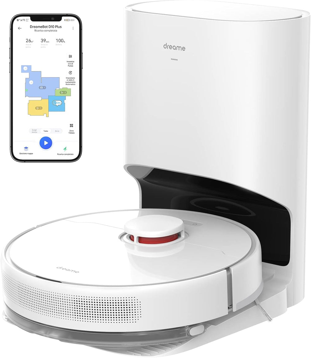 Dreame D10 Plus Roboterstaubsauger mit automatischer Staubentleerung