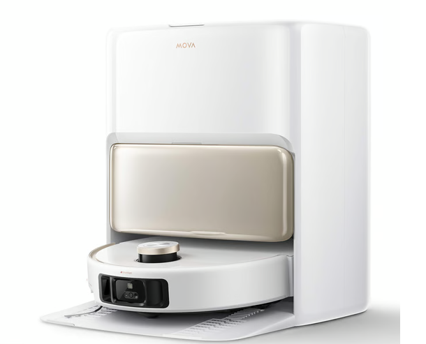 Mova V50 Ultra Complete Staubsaugerroboter mit Wischfunktion, Saugleistung 24.000 Pa