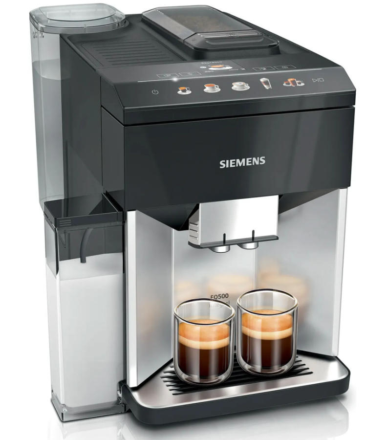 SIEMENS TQ503D01 EQ.500 Integral Macchina da caffè automatica Argento/Nero