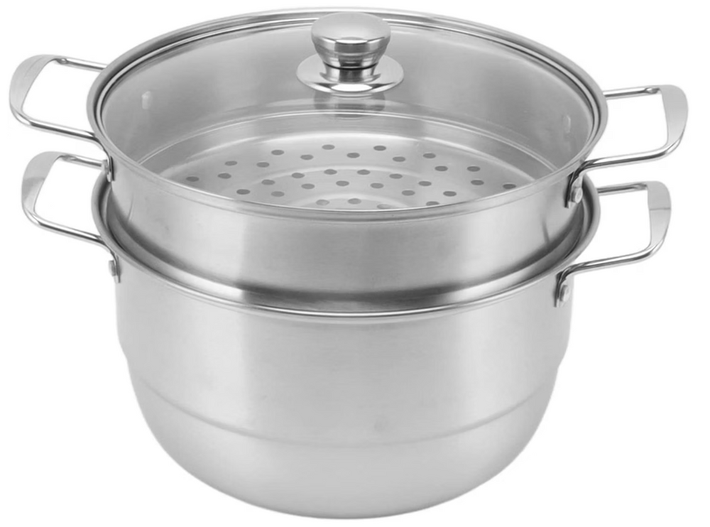 Doppelwandiger Dampfkochtopf, 28-Zentimeter