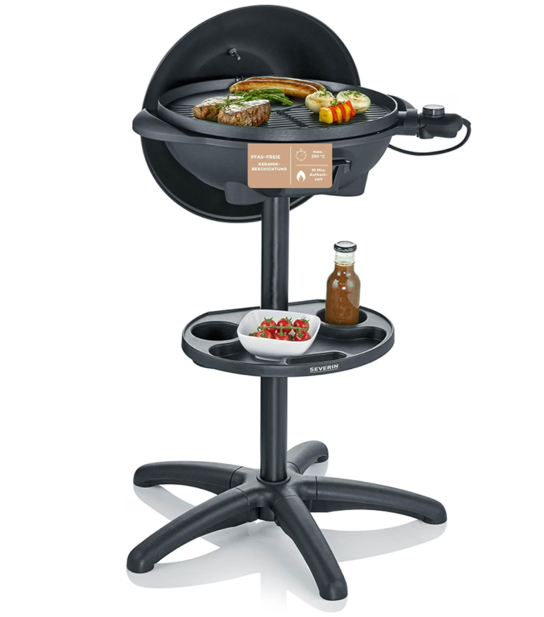 SEVERIN Barbecue-/Standgrill mit Haube