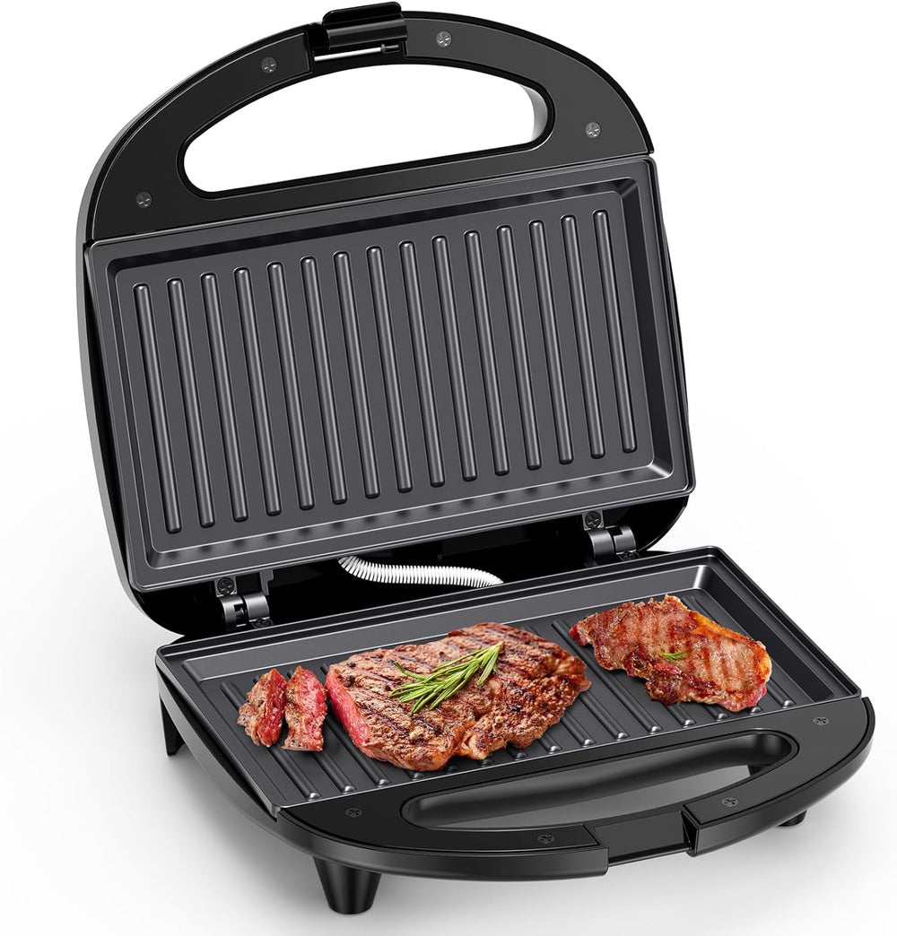 Snailar Elektro-Toaster, 750 W Toasterplatte mit Antihaft-Grillplatten