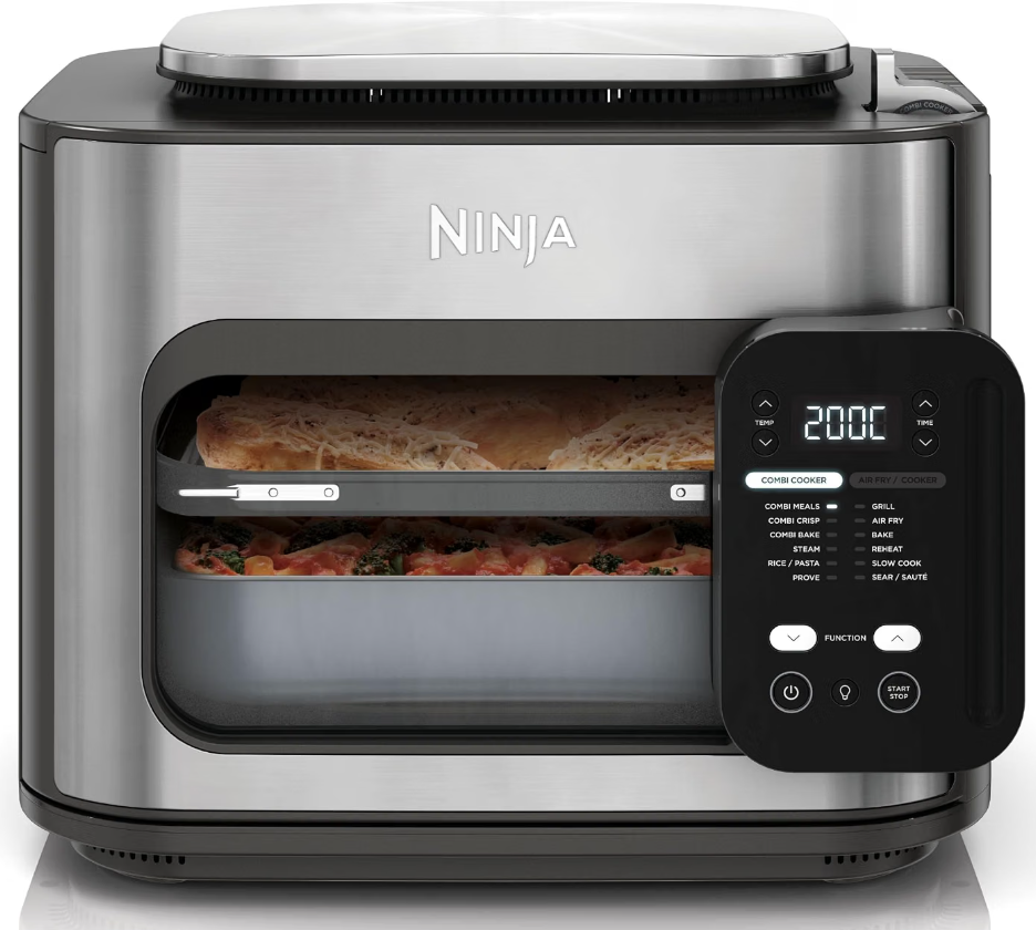 Ninja Combi Multicooker 12-in-1, Backofen und Heißluftfritteuse, grau, SFP700EU
